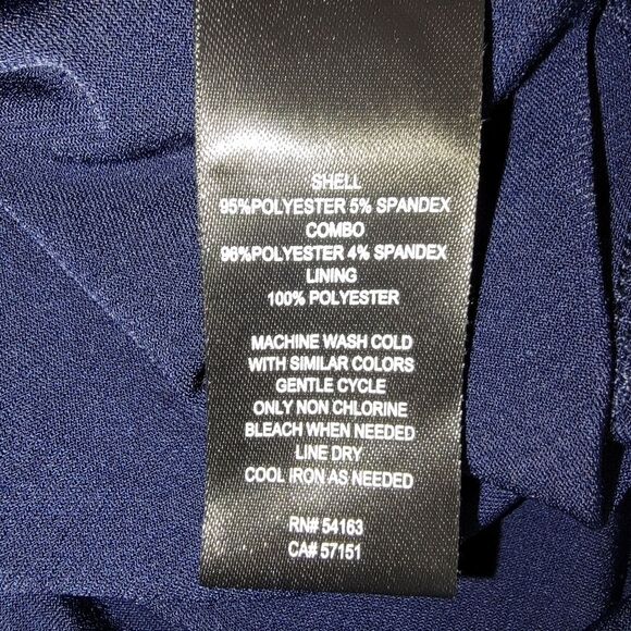 Jessica Howard navy ruched waist midi dress 24W - Picture 8 of 8